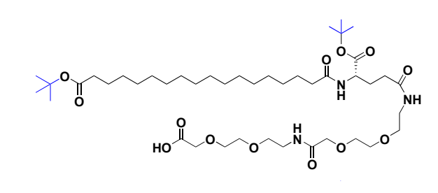 Lab Synthesized 95% TBuO-Ste-Glu(AEEA-AEEA-OH)OtBu