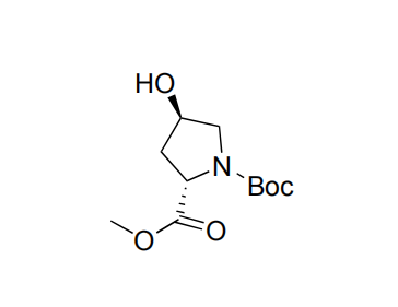 off white powder soluble cosmetics N-Boc-trans-4-Hydroxy-L-proline methyl ester