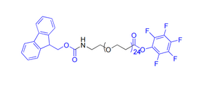 Fmoc-N-amido-PEG24-PFP-ester