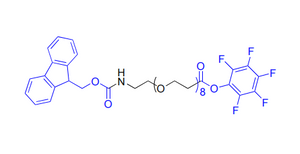 Fmoc-N-amido-PEG8-PFP-ester