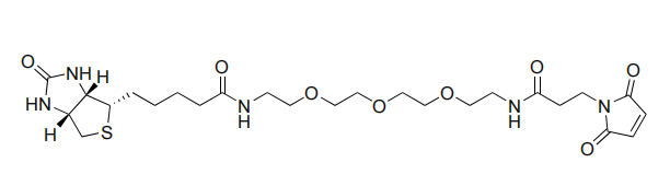 1H-Thieno[3,4-d]imidazole-4-pentanamide, N-[17-(2,5-dihydro-2,5-dioxo-1H-pyrrol-1-yl)-15-oxo-4,7,10-trioxa-14-azaheptadec-1-yl]hexahydro-2-oxo-