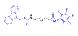 Fmoc-N-amido-PEG12-PFP-ester