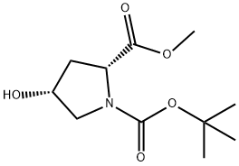 off white powder soluble cosmetics methyl cis-1-boc-4-hydroxy-d-prolinate