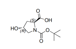 (2S,4R)-1-(tert-Butoxycarbonyl)-4-hydroxypyrrolidine-2-carboxylic acid